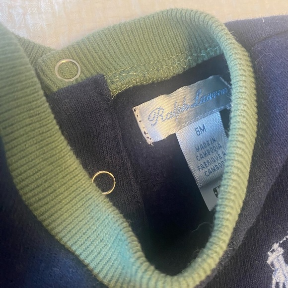 Ralph Lauren bundle of two fleece one piece 6mo - Picture 5 of 5